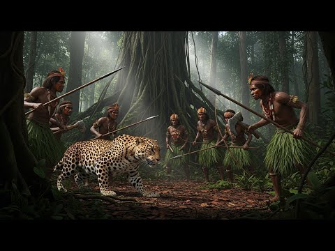 Hunting Leopard in the Amazon and Surviving in the Korowai Tribe's Land-Based World
