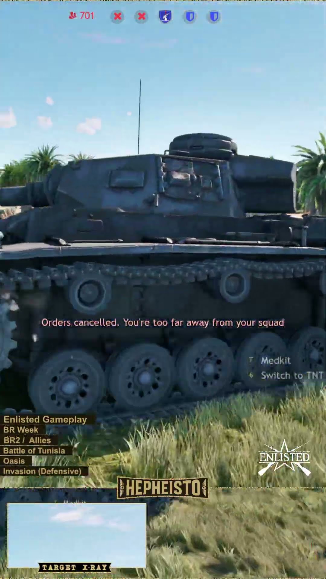 Machinegunner eliminates Panzer III J with TNT Charge