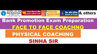 Bank Promotion Coaching Face to Face Physical Coaching