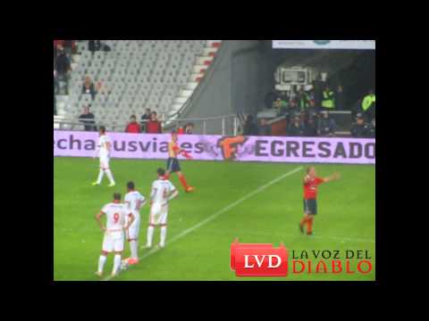 Festejo gol de Pizzini