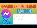 Facebook Messenger Logout Session Expired