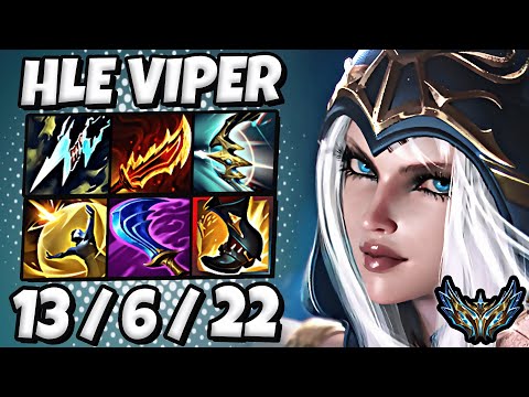 Ashe vs Caitlyn ADC [ HLE Viper ] Rank #1 Korea Challenger ✅