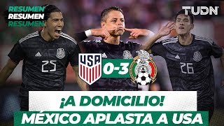 ¡Goleada a domicilio! | Resumen y Goles USA 0 - 3 México | Partido Amistoso | TUDN ¡Goleada a domicilio! | Resumen y Goles USA 0 - 3 México | Partido Amistoso | TUDN