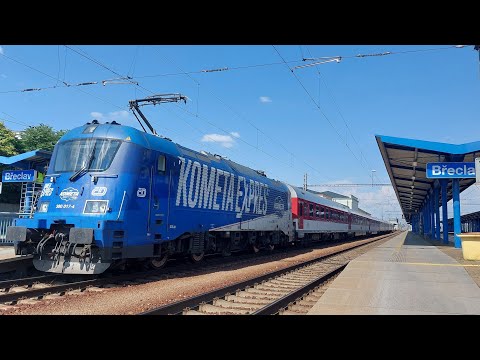 Vlaky Břeclav 10.8.2022 a 15.8.2022