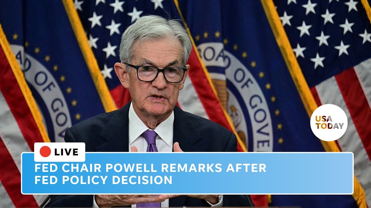 Fed chair Jerome Powell delivers remarks after Fed lowers interest rate