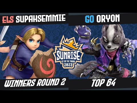 Sunrise 2023 - Top 64 | Winners Round 2 : Supahsemmie (Young Link) vs Oryon (Wolf)
