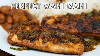 Perfect Mahi Mahi in 20 Minutes | Crispy Seared Fish with Lemon Garlic Butter Sauce