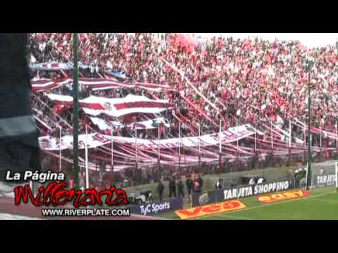 "Gol + " Y vamos vamos vamos vamos Millonario...."" Barra: Los Borrachos del Tablón • Club: River Plate