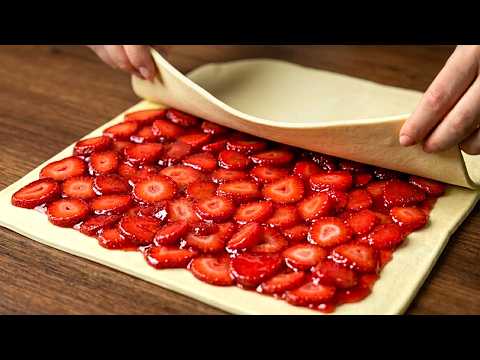 I learned this trick IN a pastry shop! Strawberry dream IN 4 mINutes!
