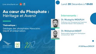 Géologie des phosphates Marocains : Dépôt et préservation