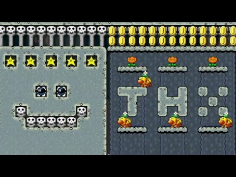 Small chain reaction (Semi-auto) by Juandjo 🍄Super Mario Maker 2 Switch 2 No Commentary #dsh