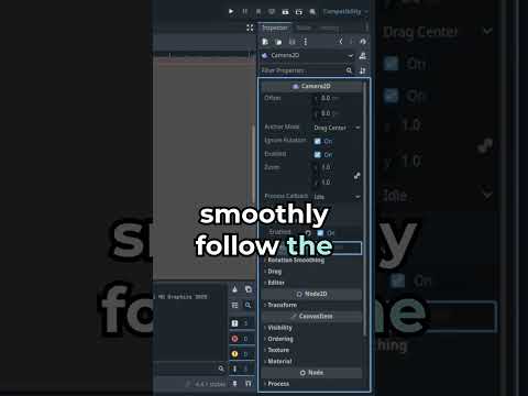 Quick Camera Follow Setup in Godot! Part 4.🌀