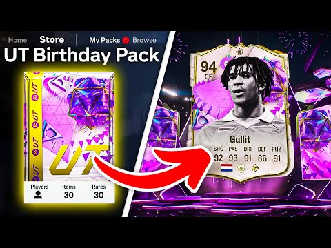9 FUT BIRTHDAY CARDS IN 1 PACK! 😳 FC 24 Ultimate Team