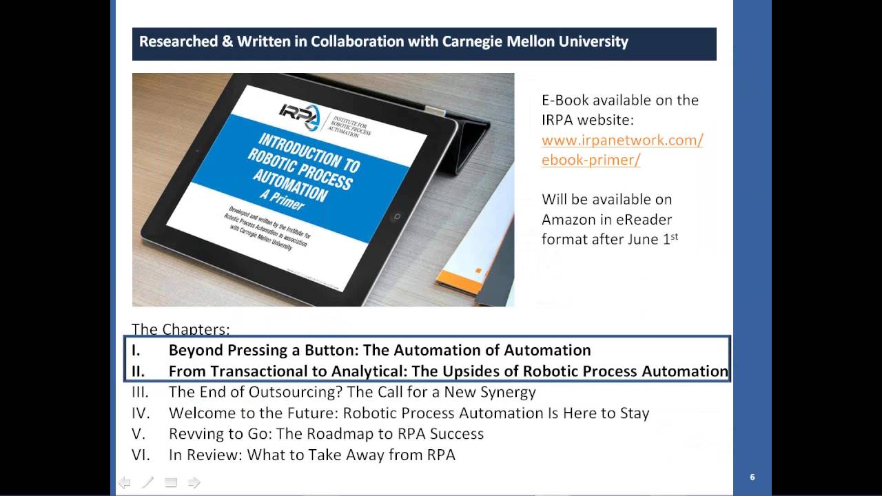 Introduction to Robotic Process Automation