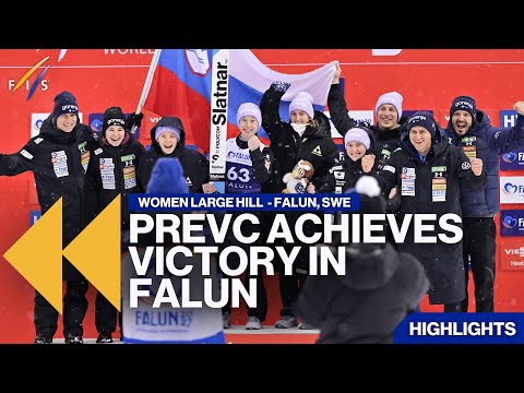 Prevc Triumphs in Falun Large Hill! | Highlights | FIS Ski Jumping