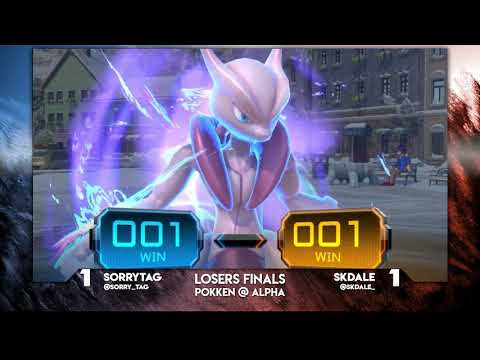 SorryTag (Darkrai/Mewtwo) vs SKDale (Garchomp/Decidueye) - LFs - Pokken at Alpha - 7-2-19
