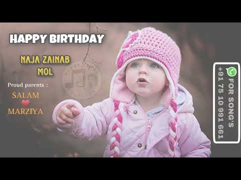 BIRTHDAY SONG | NAJA ZAINAB MOL | FOR SONG’S | SEPPI ISHAL CREATION’S: +91 75 10 991 661