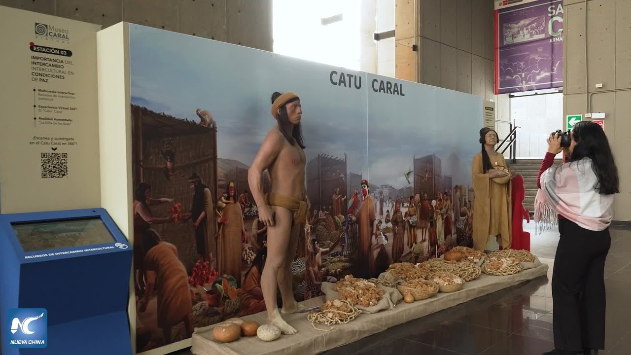 Peruanos viven interactivo "viaje en el tiempo" a la antigua civilización Caral