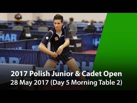 2017 ITTF Polish Junior & Cadet Open - Day 5 (Morning) Table 2