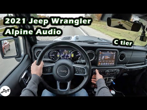 2021 Jeep Wrangler – Alpine 9-speaker Sound System Review | Apple CarPlay & Android Auto Demo