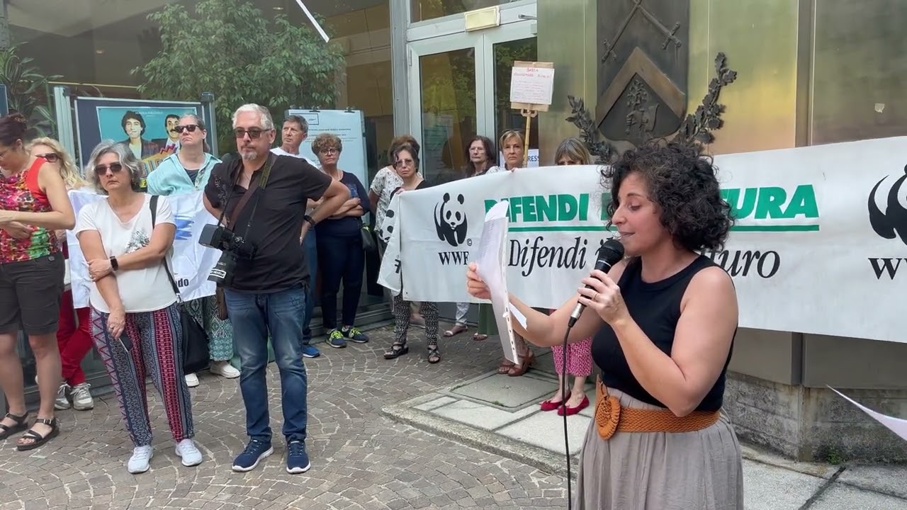 09a Lorenza Ricciardi - GreenSando e WWF Sud Milano (17/06/23 - Presidio NO STADIO a SDM)