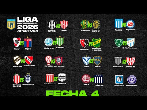👀 Así se Juega la Fecha 4 del Fútbol Argentino #futbolargentinohoy