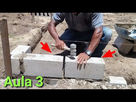 Técnica fácil de iniciar o Alicerce de uma Casa 6x10 ou 60m2