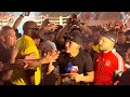 VERGIL ORTIZ JR EMBRACED BY FANS AFTER KNOCKING OUT MICHAEL MCKINSON IN THE 9TH ROUND