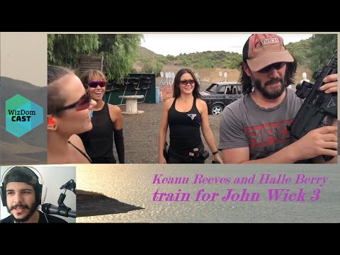 Keanu Reeves and Halle Berry Training for John Wick 3 at Taran Tactical