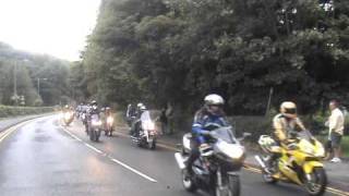 preview picture of video 'RYANS RIDE BIKERS 2010 MOTOR BIKES ARRIVE AT STOURPORT'
