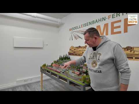 Groß-Burgstein mit Schattenbahnhof / MEFB / Fertiganlage / Holzbausatz / Spur H0 / Märklin / C-Gleis