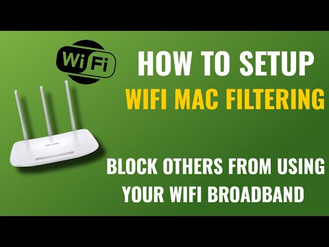 How To Setup Wifi Mac Address Filtering In Broadband Wifi | Blacklist & Whitelist In Router, English