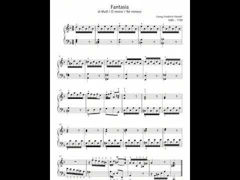 Für Schüler: Fantasia in d- Moll, G. F. Händel; Julia Frick