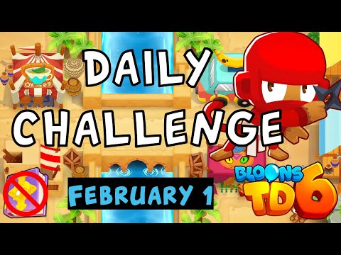 Bloons TD 6 Daily Challenge | Player1617198's Challenge | No MK No Powers | February 1 2023