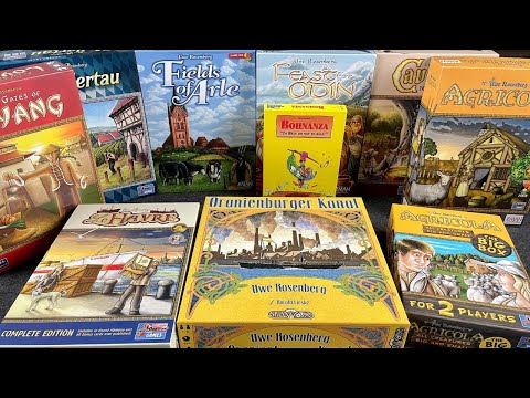 Ranking Uwe Rosenberg's Board Games
