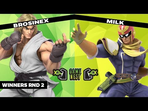 Game Nest Smash It Up : Brosinex (Ken) vs Milk (Capt. Falcon) - Winners Round 2