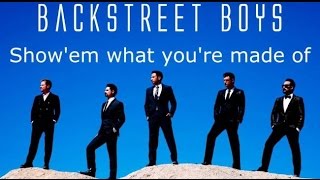 The Backstreet Boys Uncensored on Show 'Em What You're Made Of with Carrie Keagan