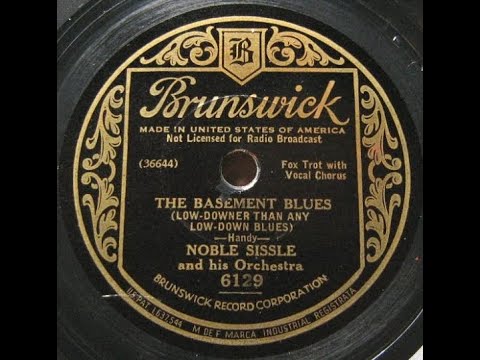 Noble Sissle & His Orchestra "The Basement Blues" (April 21, 1931) W. C. Handy song = Sidney Bechet