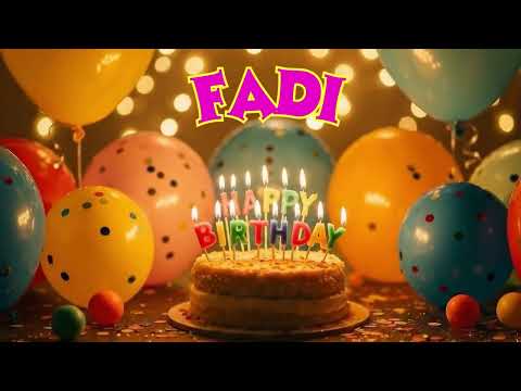Happy Birthday Fadi | Birthday Song for Fadi