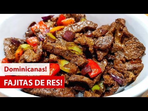 Como hacer FAJITAS de RES 🥩🌶🧅 [ESTILO JOFI]  | Cocina Dominicana 🇩🇴