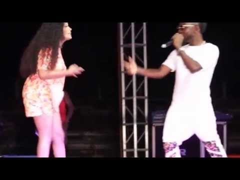 Wizkid, Bisa Kdei & Lola Rae Performing at Emmanuel Adebayor Concert in Togo