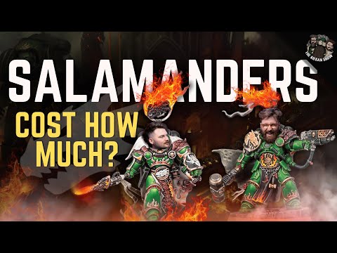 How much does a SALAMANDERS army cost?