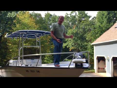 Mounting an Electric Motor on the Bow of a Boat with a High Railing