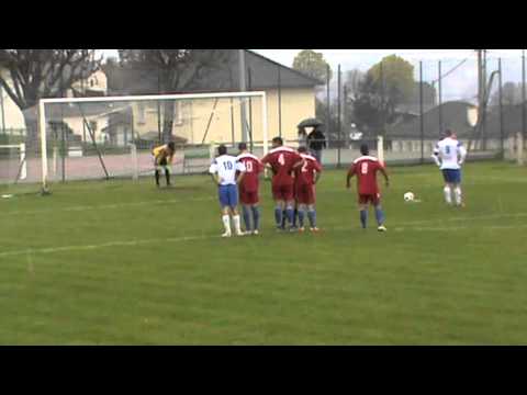 ES PIERREFORT PH - Penalty de Pierre Emile Gardille contre Volvic.
