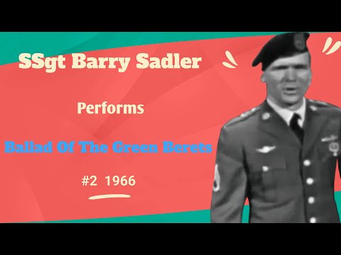 SSgt. Barry Sadler Interview 1966 ( Sings his Hit  Ballad of the Green Berets )