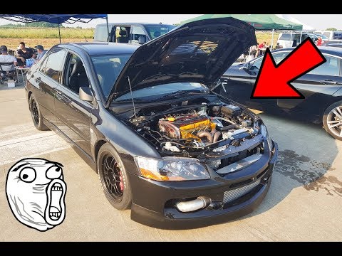 Loud 600 hp Mitsubishi Evolution 9 - Drag Race Arad 2019
