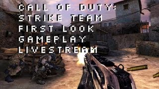 Call of Duty Strike Team First Look Gameplay Livestream iPad iPhone iPod 5G Only