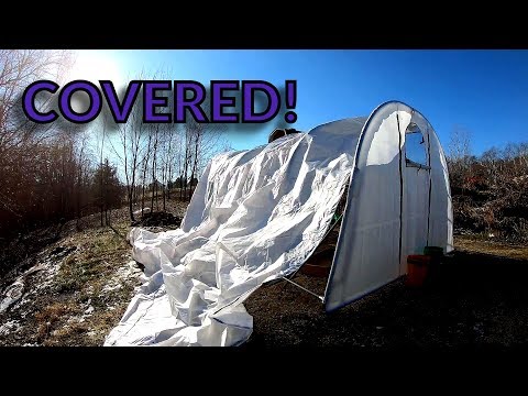 How-to Install a ShelterLogic GrowIt Round Top Greenhouse Cover