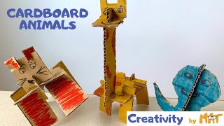 Build Cardboard Animals in 3D - Creative Hands-on Activity for Kids