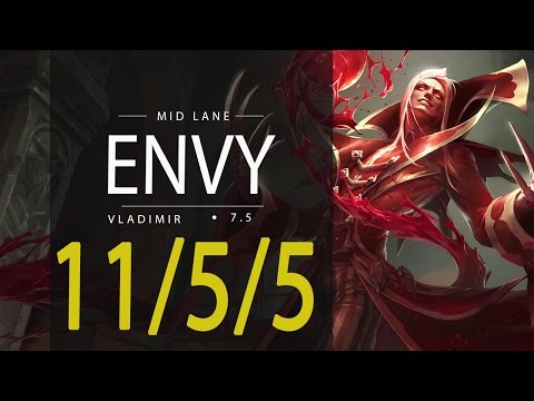 LOL ProTV - Envy - VLADIMIR MID vs VIKTOR [YODA] (16/03/2017)
